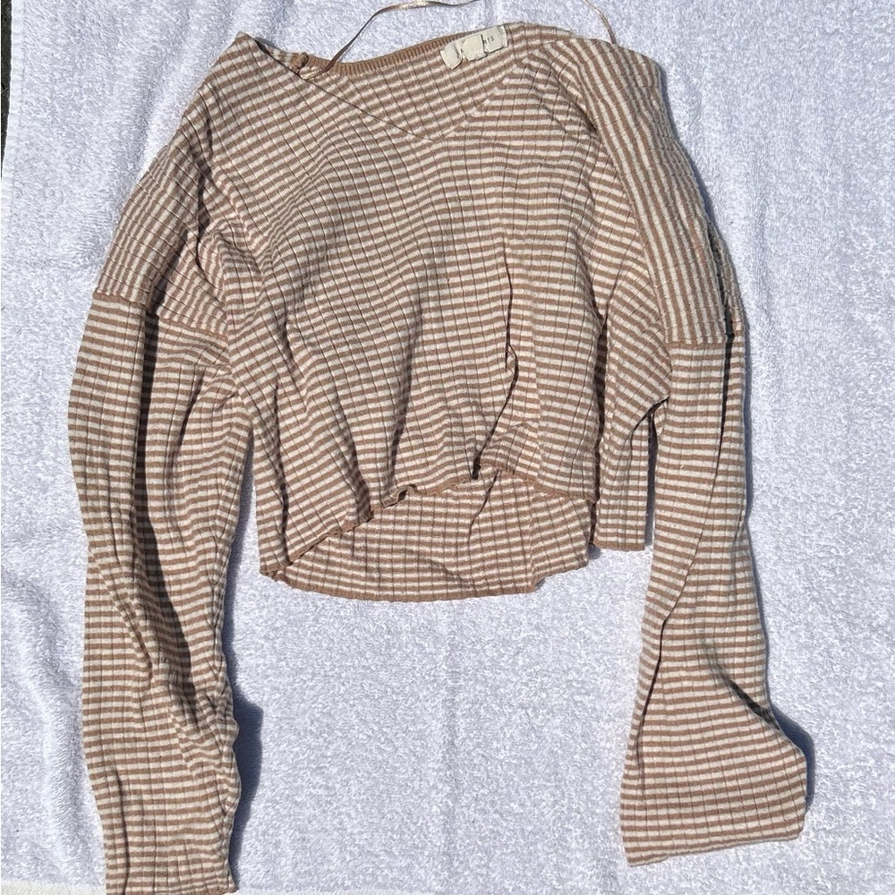 Pacsun striped long-sleeve sweater